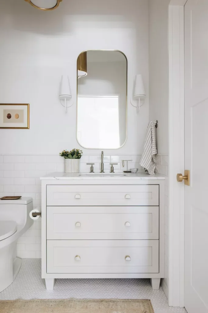 White Bathroom Vanity PDF