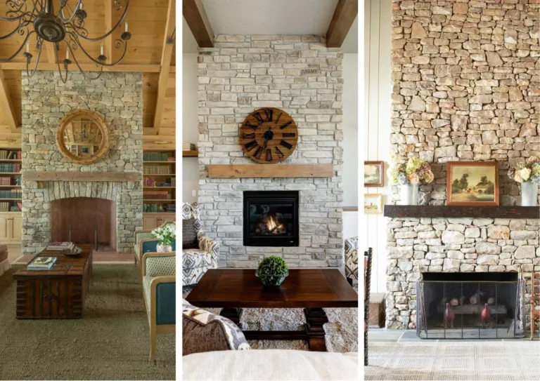 24 Inexpensive Stone Fireplace Ideas for Cozy Living Rooms
