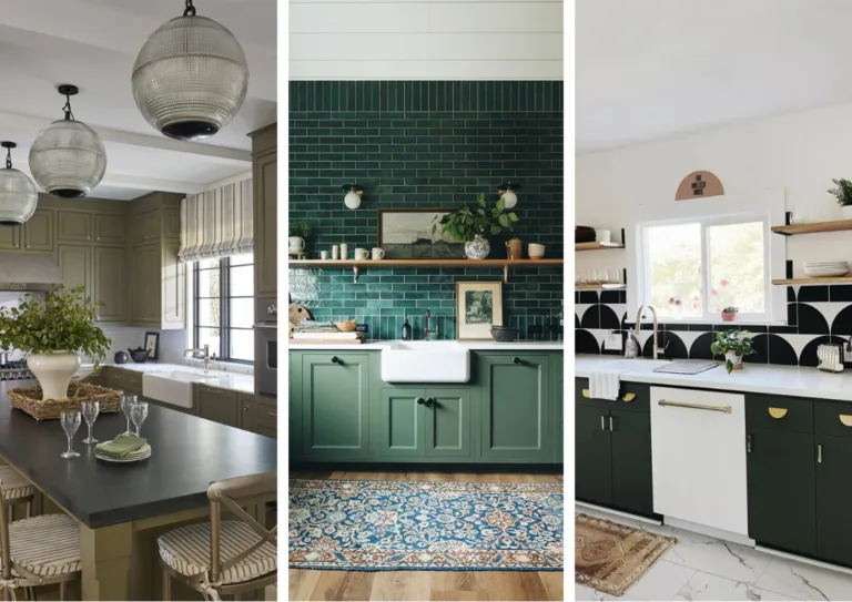 33 Stunning Green Kitchen Cabinet Ideas for a Stylish & Modern Look