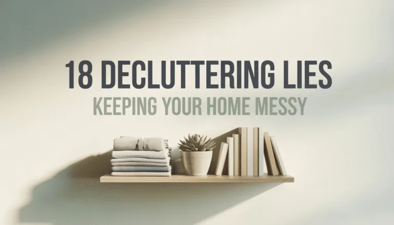 18 Decluttering Lies Keeping Your Home Cluttered & Messy