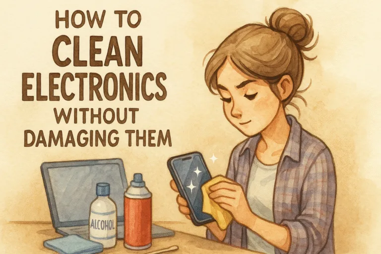 How to Clean Electronics Without Damaging Them