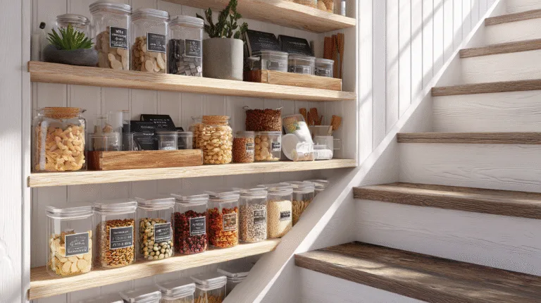 17 Under Stairs Pantry Ideas You’ll Actually Love Using