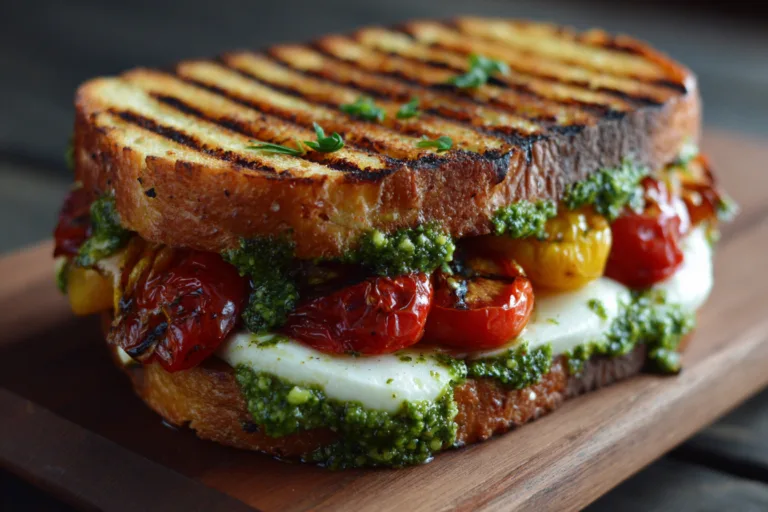 Caprese Pesto Sandwich: Your New Lunch Obsession