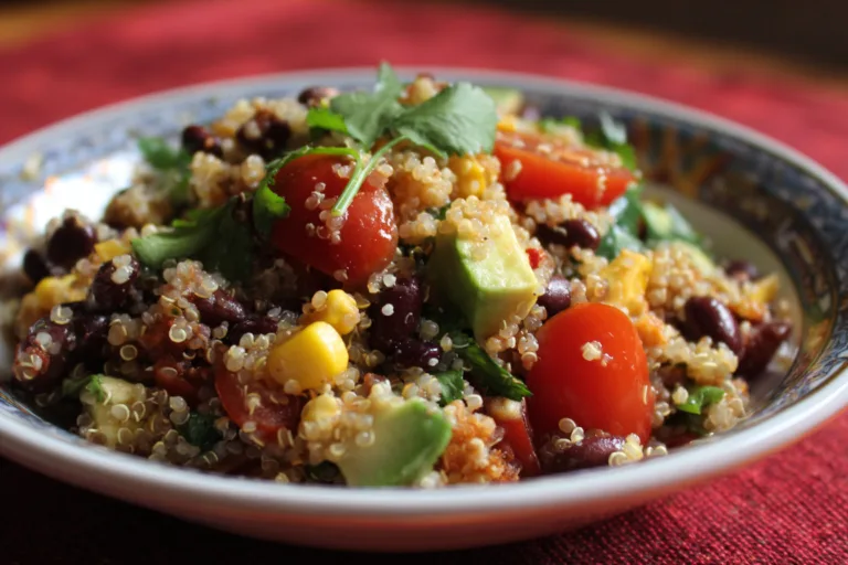 Easy Quinoa & Black Bean Salad – Perfect for Summer Lunches