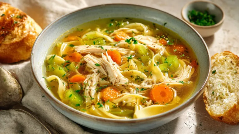 Easy Stovetop Chicken Noodle Soup Recipe
