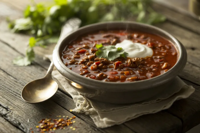 Stovetop Ground Beef Chili Recipe