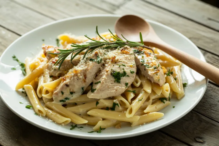 Delicious Creamy Garlic Chicken Pasta Your Family Will Love