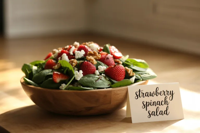 Strawberry Spinach Salad