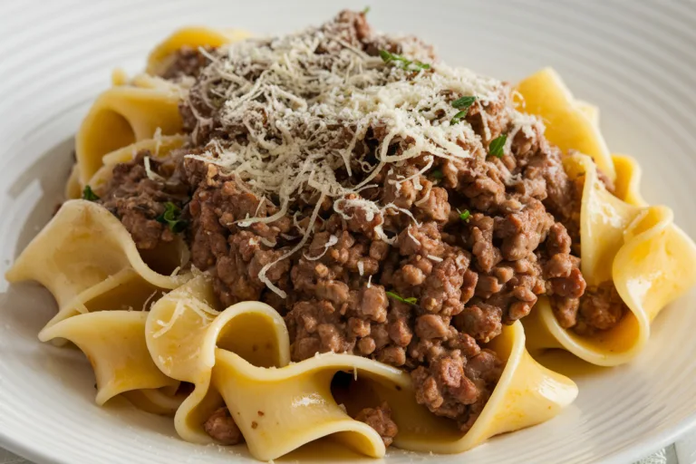 5-Ingredient Ground Beef Pasta Recipe – Ready in 20 Mins!