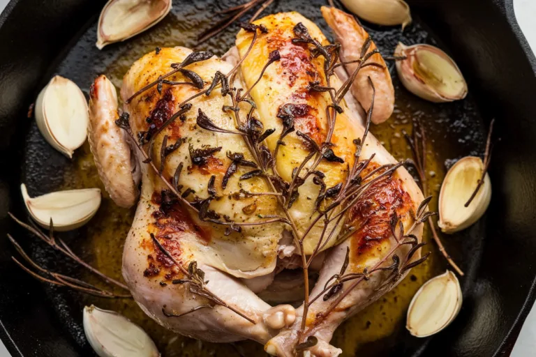 Garlic Herb Roasted Chicken – Easy, Tender & Delicious!