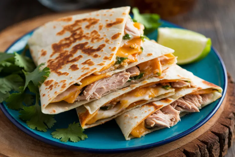 Rotisserie Chicken Quesadillas (Fast, Flavor-Packed & Crispy!)