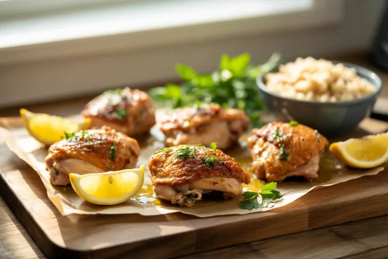 Lemon Butter Chicken Thighs – Juicy, Tender, and Flavorful