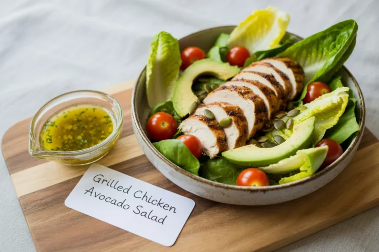 Grilled Chicken Avocado Salad Recipe